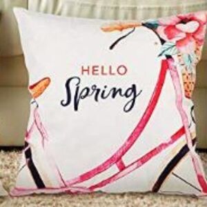 Hello Spring Pillow Cover